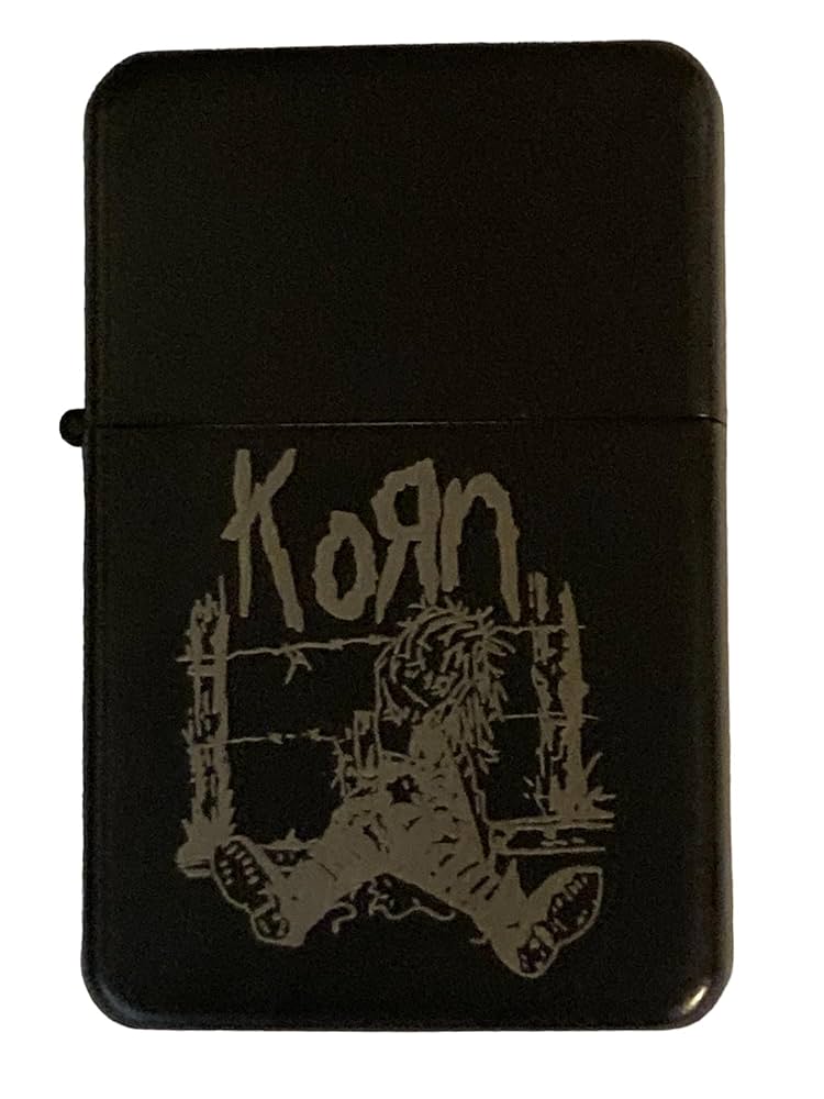 Amazon.com: Korn Band Lighter Black Mate with Case : Health
